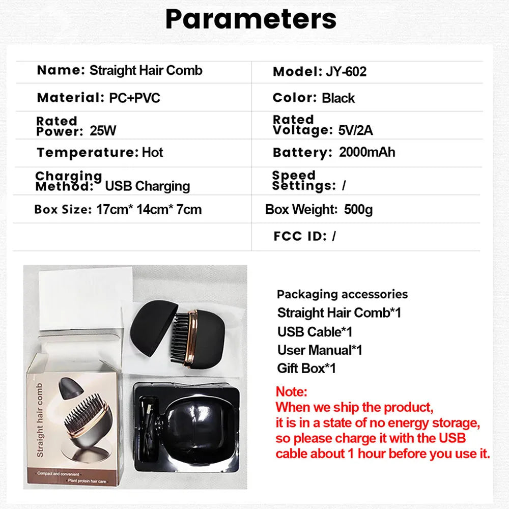 USB Mini Hair Straightener