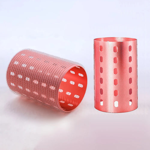 6pcs Rose Red Thermal Hair Roller
