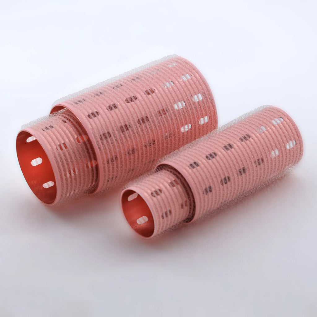 6pcs Rose Red Thermal Hair Roller